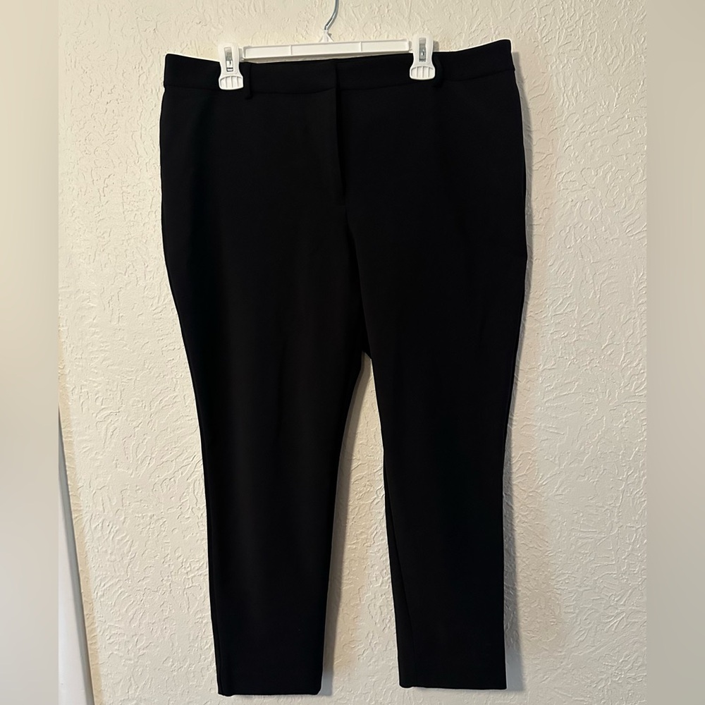 Express Stretch+ Extreme Skinny High Rise Ankle 16P Petite Black Pants